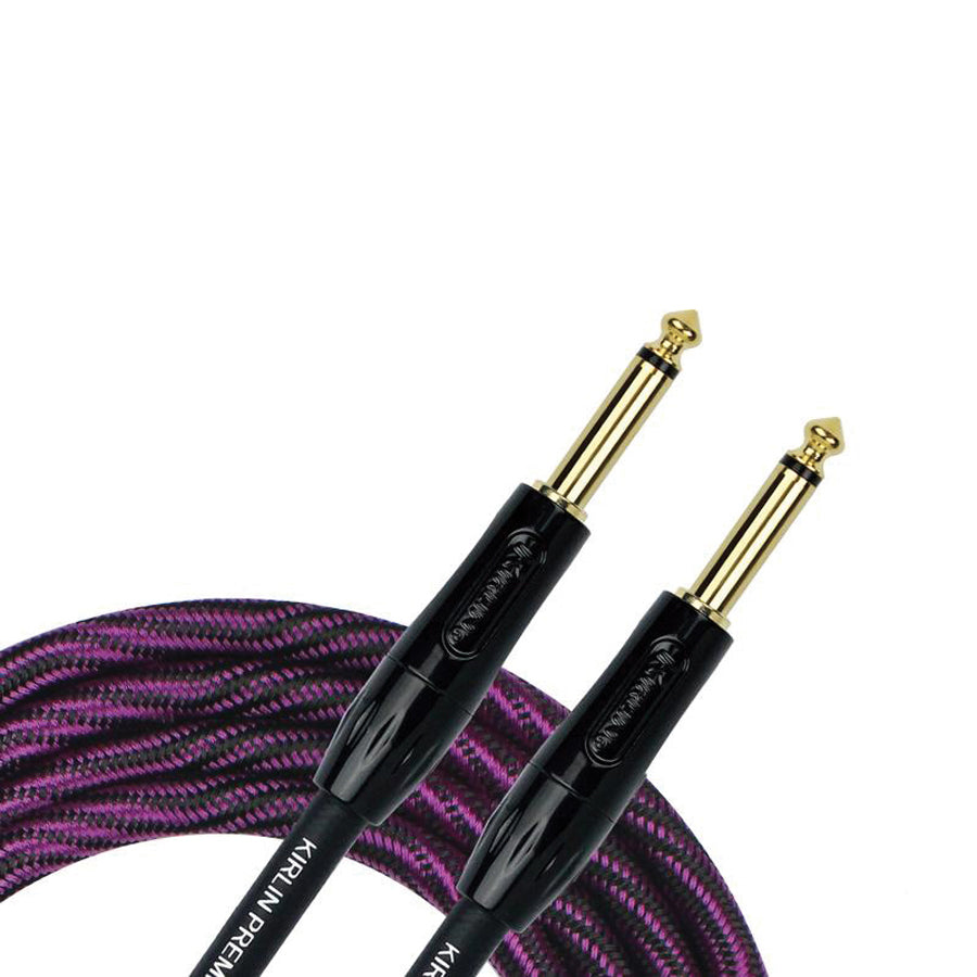 Kirlin IWB201WB 10ft Premium Plus Wave Purple Instrument Cable-Buzz Music