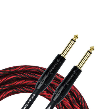 Kirlin IWB201WB 10ft Premium Plus Wave Red Instrument Cable-Buzz Music