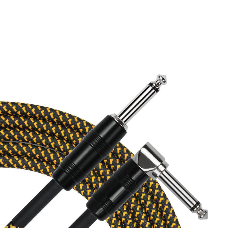 Kirlin IWC202BY 10ft Tweed Entry Woven Instrument Cable Straight - RA-Buzz Music