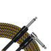Kirlin IWC202BY 20ft Tweed Entry Woven Instrument Cable Straight - RA-Buzz Music