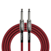 Kirlin IWCC201RD 20ft Red Entry Woven Instrument Cable with Chrome Ends-Buzz Music
