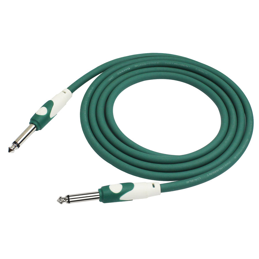 Kirlin 20FT Green Lightgear Instrument Cable-Buzz Music