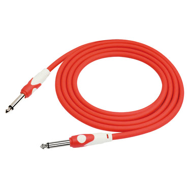 Kirlin 20ft Red Lightgear Instrument Cable-Buzz Music