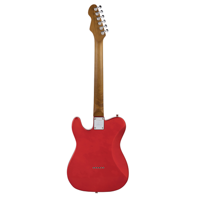 Sceptre Arlington Standard Single Cutaway Candy Apple Red SS with Maple Board by Levinson-Buzz Music