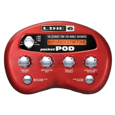 Line 6 Pocketpod Mini Battery Powered Pod With Usb-Buzz Music