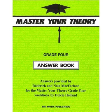 Master Your Theory Answer Bk 4-Buzz Music
