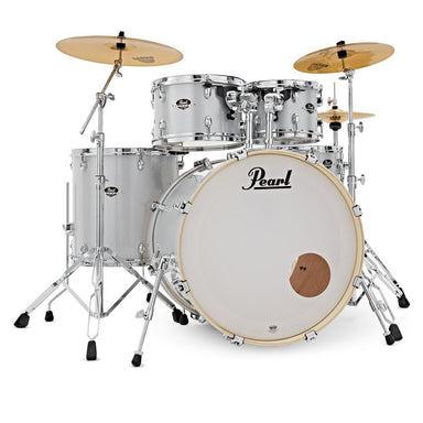 Pearl Export Plus Drum Kit 22 Inch Fusion Plus Package Arctic Sprakle With Zildjian Cymbals-Buzz Music
