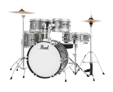 Pearl Roadshow Junior 5 Piece Drum Kit With Hardware & Cymbals Grindstone Sparkle-Buzz Music