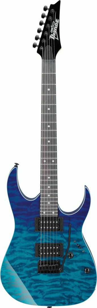 Ibanez RG120QASP Blue Gradation Electric Guitar-Buzz Music