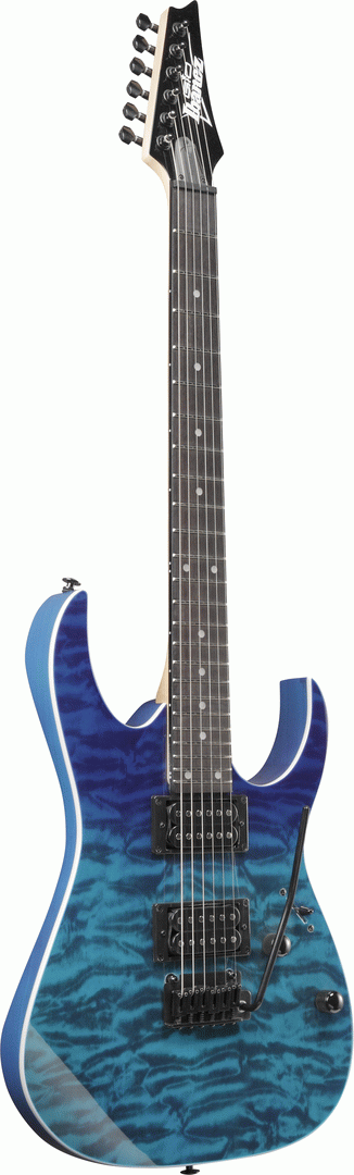 Ibanez RG120QASP Blue Gradation Electric Guitar-Buzz Music