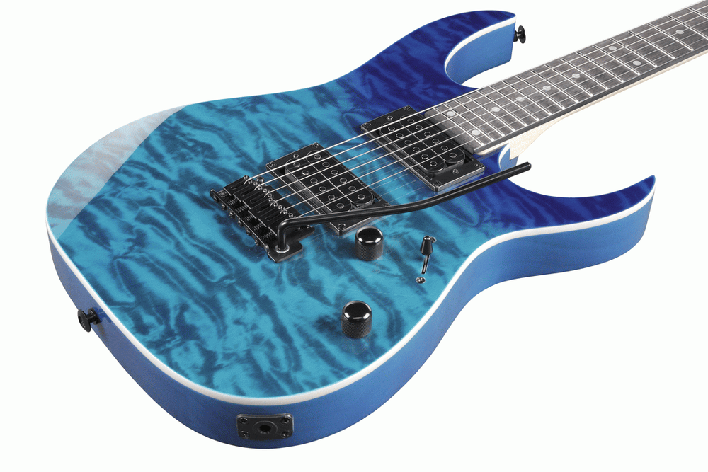 Ibanez RG120QASP Blue Gradation Electric Guitar-Buzz Music