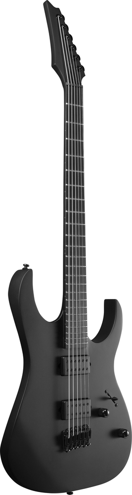 Ibanez RGRTBB21 Black Flat Electric Baritone Guitar-Buzz Music