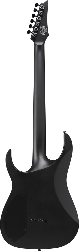 Ibanez RGRTBB21 Black Flat Electric Baritone Guitar-Buzz Music