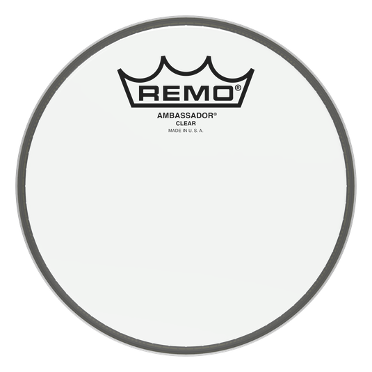 Remo Ambassador Clr 06 Inch Drum Head Clear Batter-Buzz Music