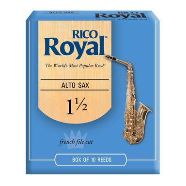 Rico Royal Alto Sax Reeds Strength 1.5 10 Pack-Buzz Music