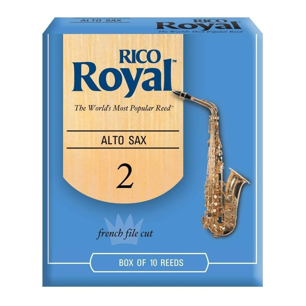 Rico Royal Alto Sax Reeds Strength 2.0 10 Pack-Buzz Music