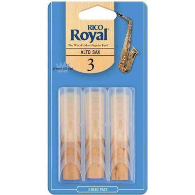 Rico Royal Alto Sax Reeds Strength 3.0 3 Pack-Buzz Music