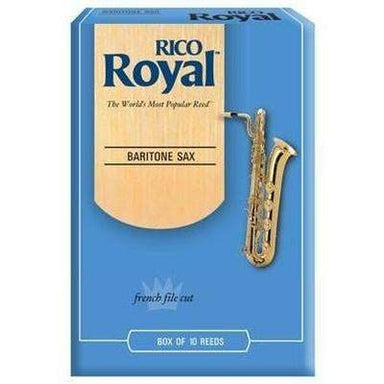 Rico Royal Baritone Sax Reeds Strength 1.5 10 Pack-Buzz Music