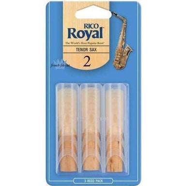 Rico Royal Tenor Sax Reeds Strength 2.0 3 Pack-Buzz Music