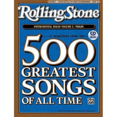Rolling Stone Inst Solos 2 Vln Book with CD-Buzz Music