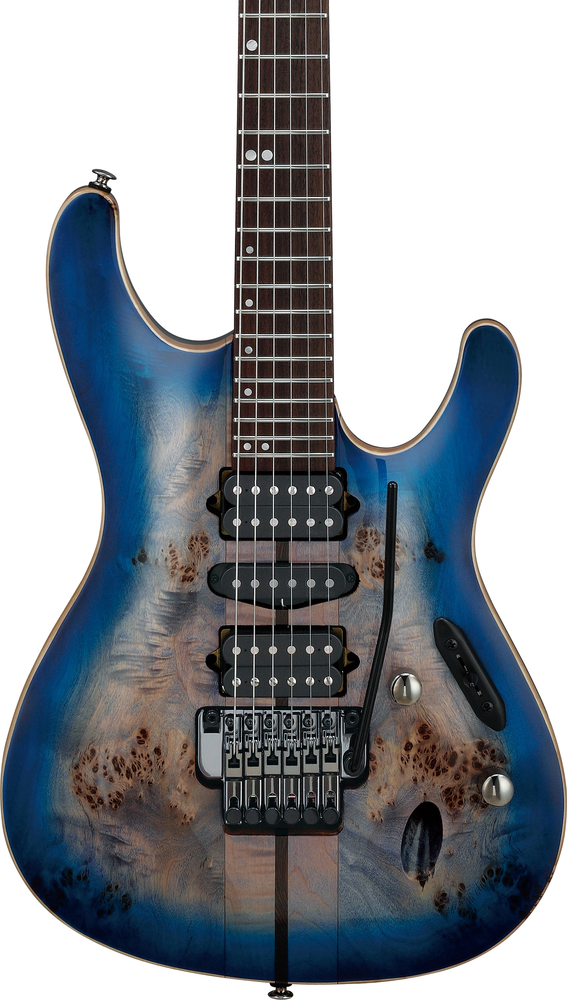 Ibanez S1070PBZCLB Electric Guitar Cerulean Blue Burst-Buzz Music