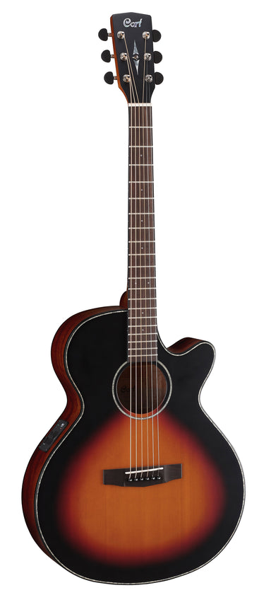 Cort SFX-E 3TSS Acoustic Guitar 3-Tone Satin Sunburst-Buzz Music