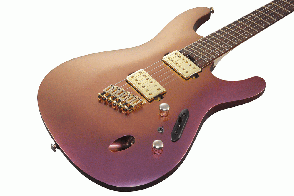 Ibanez SML721 Rose Gold Chameleon Electric Guitar-Buzz Music