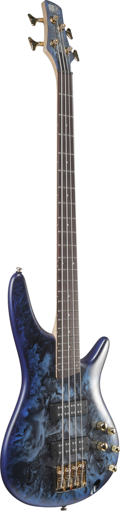 Ibanez SR300EDXCZM 4 String Electric Bass Guitar Cosmic Blue Frozen Matte-Buzz Music