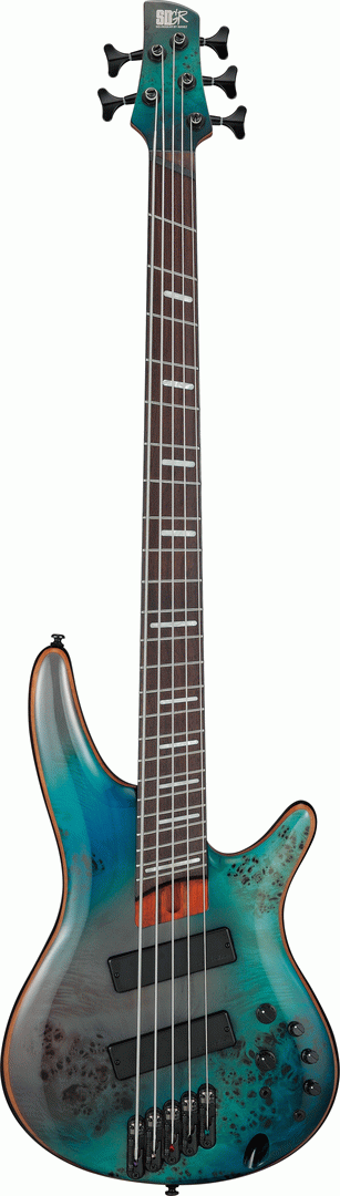 Ibanez SRMS805 Tropical Seafloor 5 String Electric Bass-Buzz Music