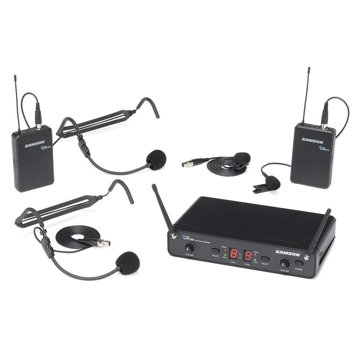 Samson Technologies Concert 88x Presentation Wireless System with LM5  Lavalier Microphone (D Band) マイク