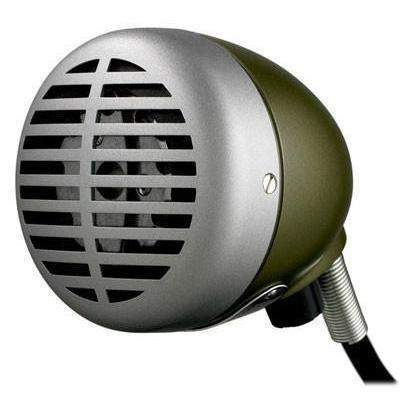 Shure 520Dx Green Bullet Dynamic Harmonica Mic-Buzz Music