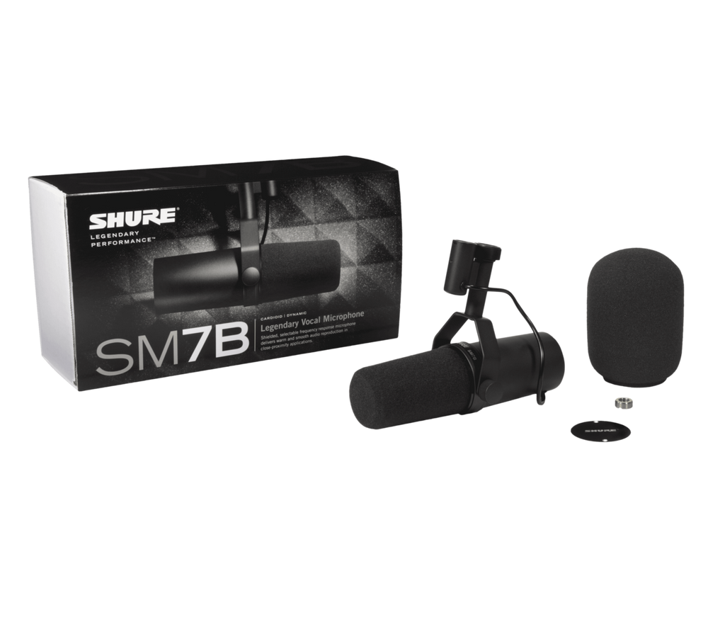 Shure Sm7B Mic Dynamic Lo Z Broadcast Cardioid-Buzz Music