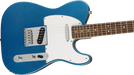 Squier Affinity Series Telecaster Laurel Fingerboard White Pickguard Lake Placid Blue-Buzz Music