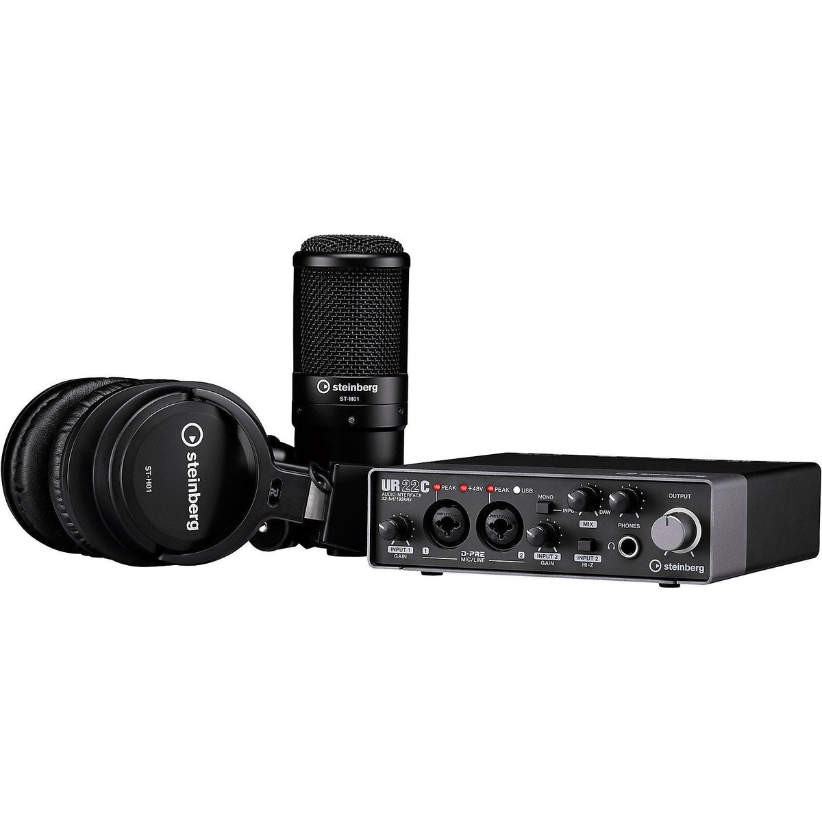 Steinberg Ur22C Recording Package with Mic and Headphones — Buzz Music