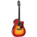 Takamine Custom Pro Series Round Shoulder Ac El Guitar With Cutaway In Cherry Sunburst Gloss Finish-Buzz Music