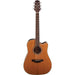 Takamine G20 Series Dreadnought Ac El Guitar With Cutaway In Natural Satin Finish-Buzz Music
