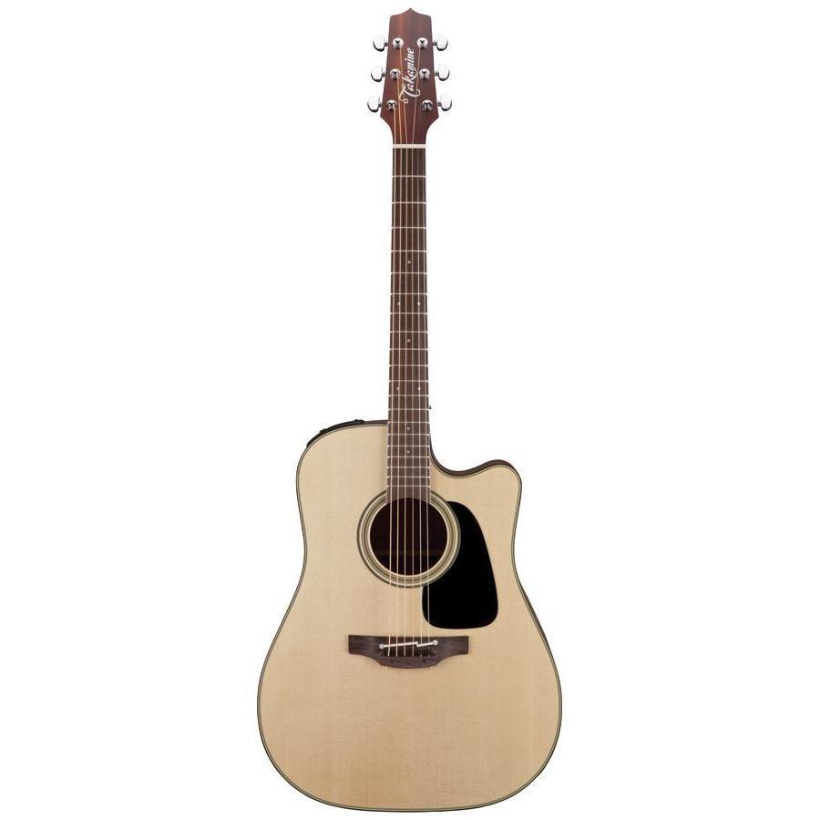 Takamine Pro Series 2 Dreadnought Ac El Guitar With Cutaway Natural Gloss Top With Satin Back & Sides-Buzz Music