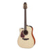 Takamine Pro Series 4 Left Handed Dreadnought Ac El Guitar With Cutaway In Natural Gloss Finish-Buzz Music