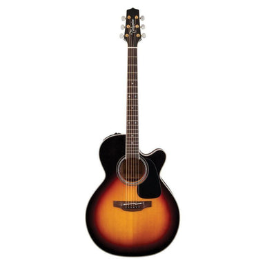 Takamine Pro Series 6 Nex Ac El Guitar With Cutaway In Brown Sunburst Gloss Finish-Buzz Music