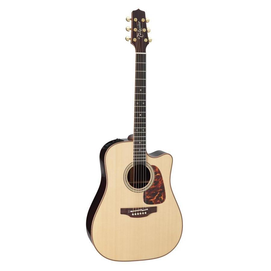 Takamine Pro Series 7 Dreadnought Ac El Guitar With Cutaway In Natural Gloss Finish-Buzz Music