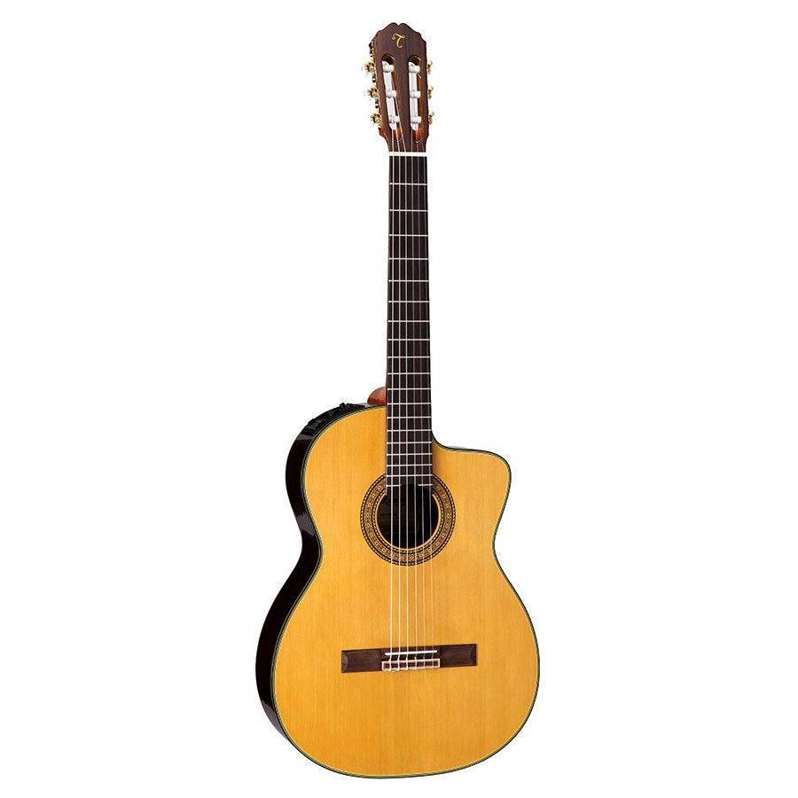 Takamine Pro Series Ac El Full Size Classical Guitar With Cutaway In Natural Gloss Finish-Buzz Music