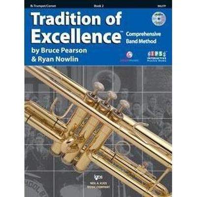 Tradition Of Excellence Bk 2 Bk Dvd Trumpet-Buzz Music