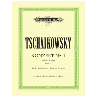 Tschaikowsky Concerto No 1 Op 23 B Flat Min 2 Pianos 4 Hands-Buzz Music