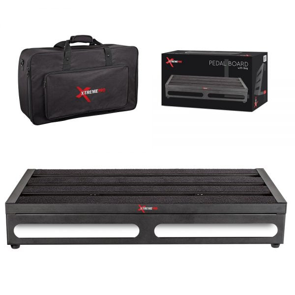 XTREME PRO Pedal board - Large with Carry Bag & Adhesive Tape-Buzz Music