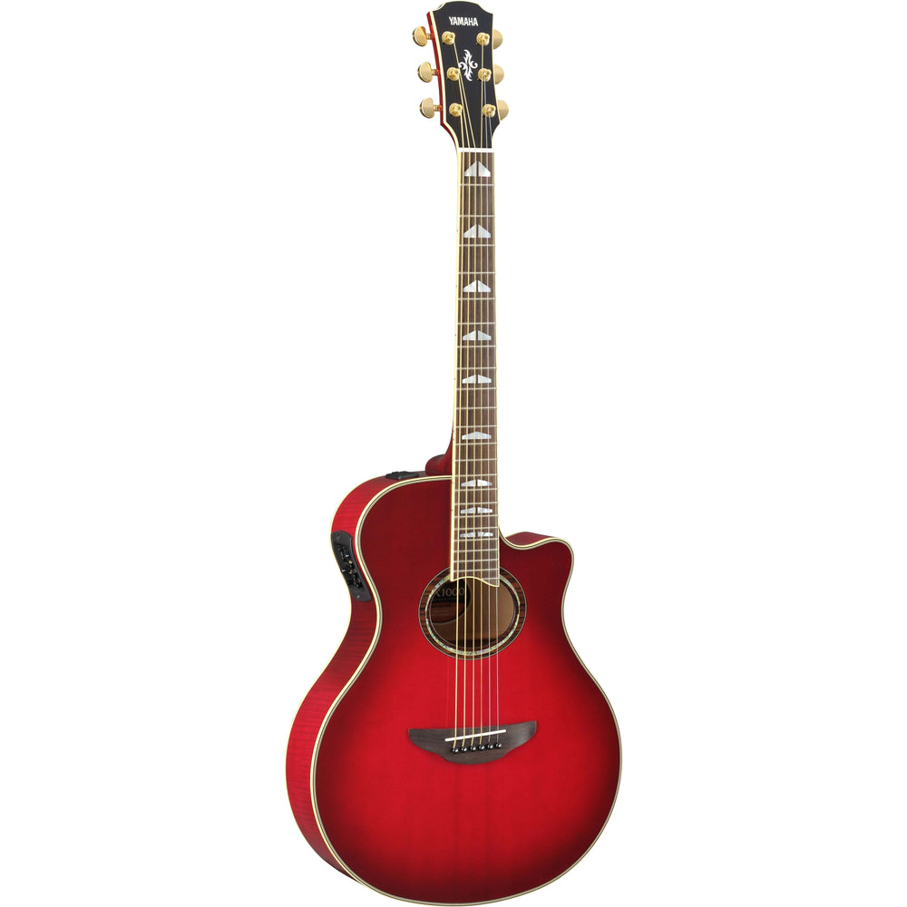Yamaha Apx1000 Crimson Red Burst Electric Acoustic Guitar-Buzz Music