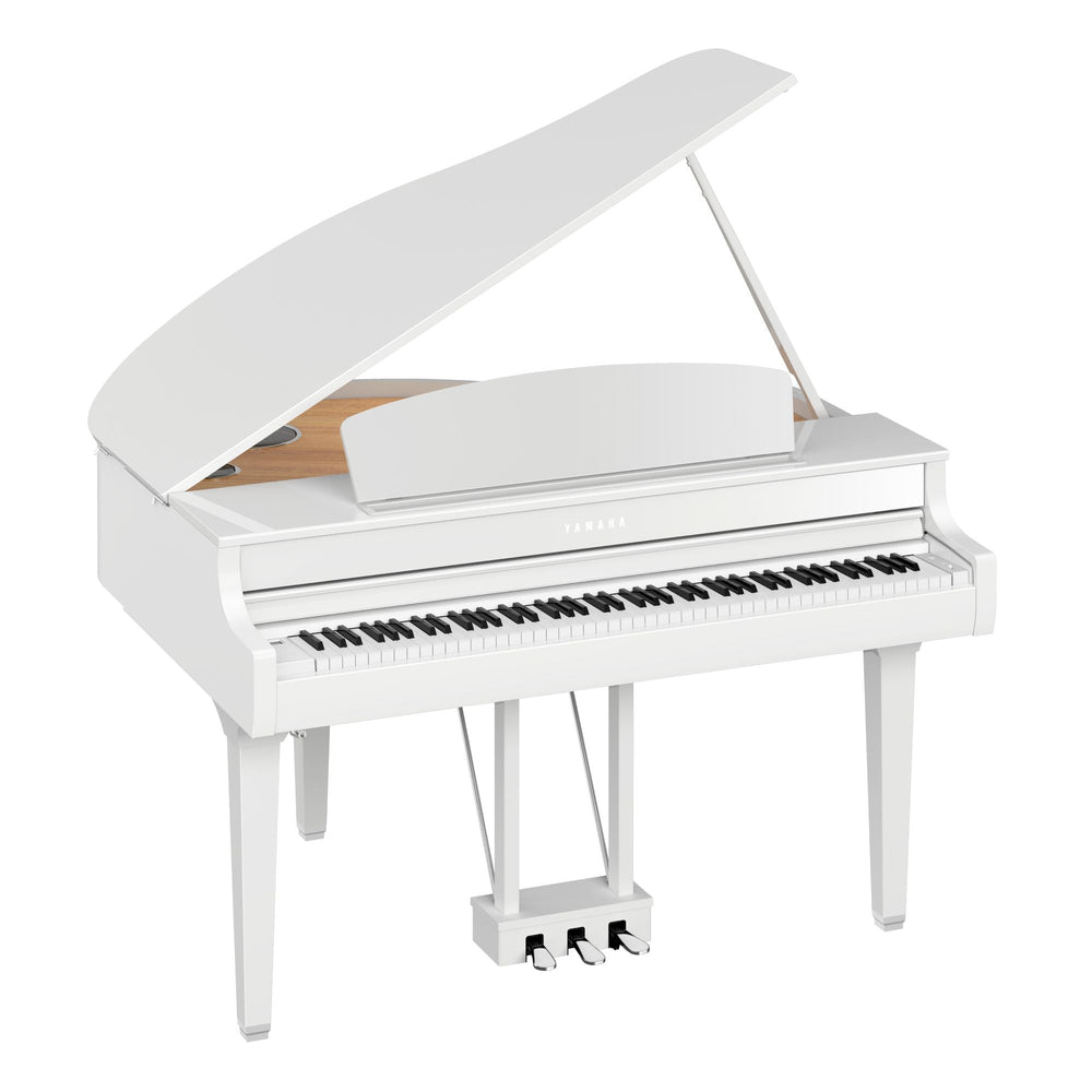 Yamaha Clp795Gpwh Clavinova Digital Grand Piano Polished White-Buzz Music