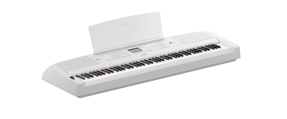 Yamaha Dgx 670 Portable Grand White With Stand & Pedals-Buzz Music