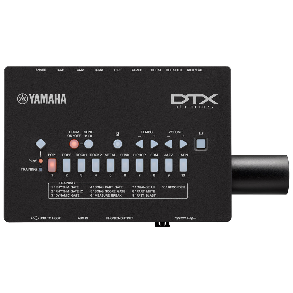 Yamaha Dtx452K Digital Drum Kit Plus Pack With Stool Sticks & Headphones-Buzz Music