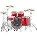 Yamaha Rydeen Euro Drum Kit In Hot Red With Hardware Cymbals Sticks And Stool-Buzz Music
