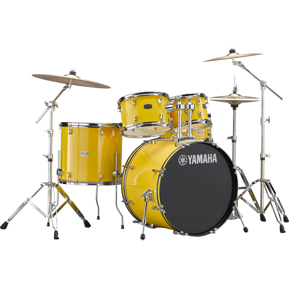 Yamaha Rydeen Euro Drum Kit In Mellow Yellow With Hardware Cymbals Sticks And Stool-Buzz Music